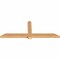 Ekena Millwork Eugene Smooth Timber Gable Bracket, Western Red Cedar, 84"W x 31"H x 3 1/2"D x 5 1/2"F, 9/12 Pitch GBW084X31X0406EUG00SWR - alternate 5